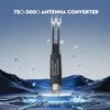 2 шт. Трансформаторный адаптер UHF/VHF/FM/TV F-кабель 75-300 Ом симметрирующий антенный трансформатор, адаптер, кабель, телевизионный аксессуар
