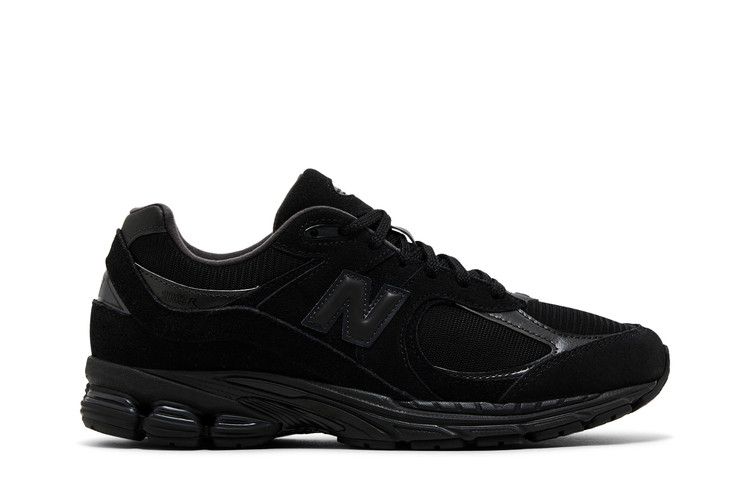New Balance 2002R Тройной черный замшевый