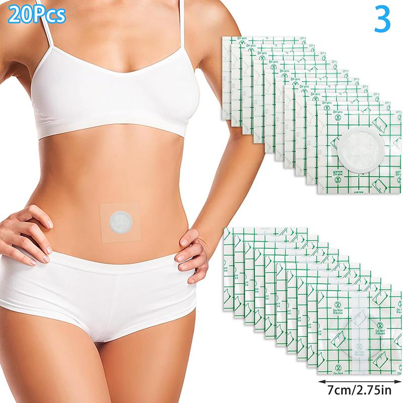 Replacement Disposable Castor Oil Pack Self-Adhesive Universal Adhesive Navel Stickers Seepage Resistant Belly Button Protectors