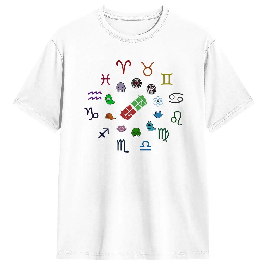 Homestuck emblems T Shirt Mens Awesome T-Shirts Beach O Neck Cool Tee Shirt Cheap Plus Size Cl