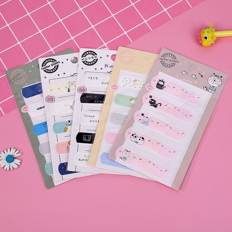 New Cartoon Band-Aid Shaped Stickers for Travel & Outdoor Use