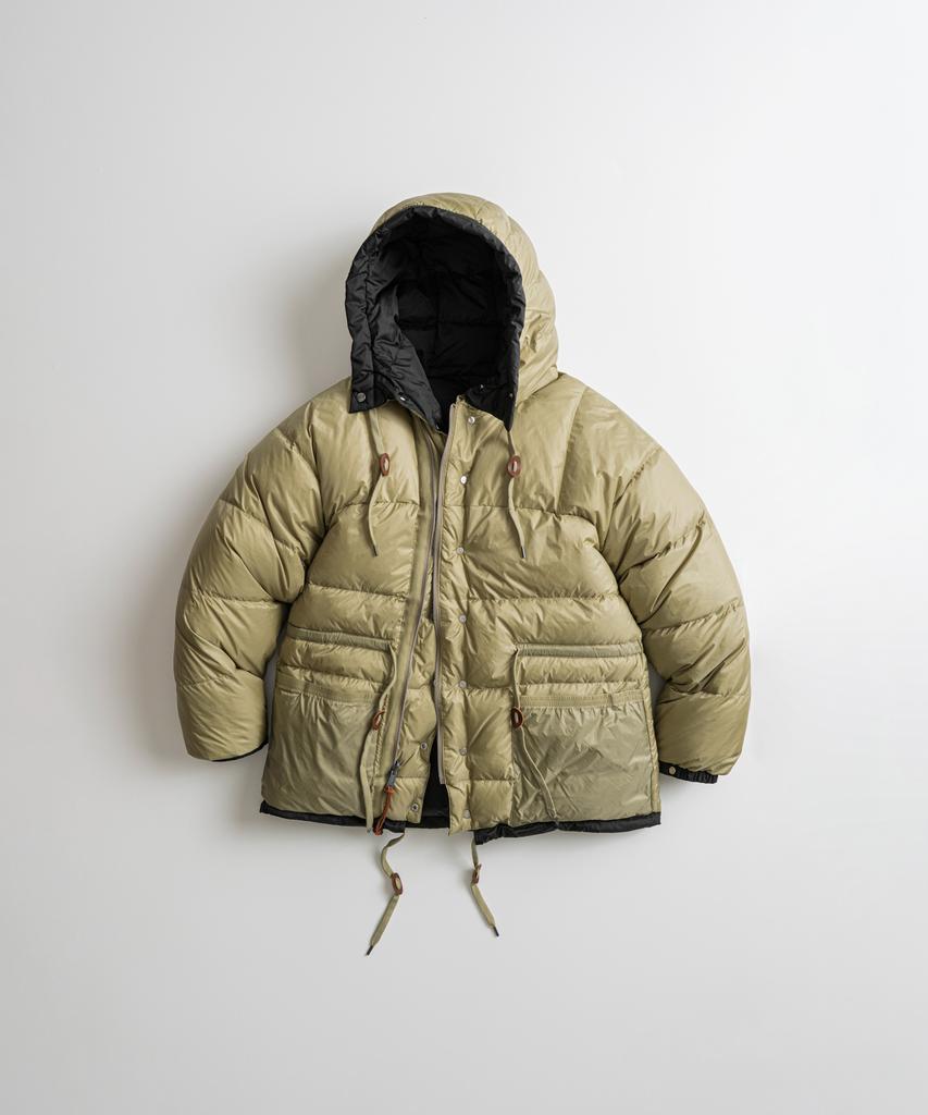 BEHEAVYER Sierra Duck Down Parka Black/L.Olive