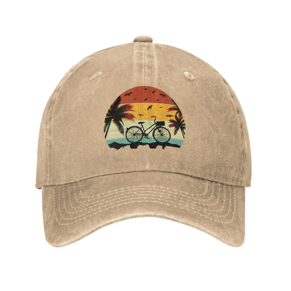 Travel Sea Beach Retro Vintage Sunset Baseball Cap for Men Women Vintage Trucker Hat Golf Hats Dad Caps