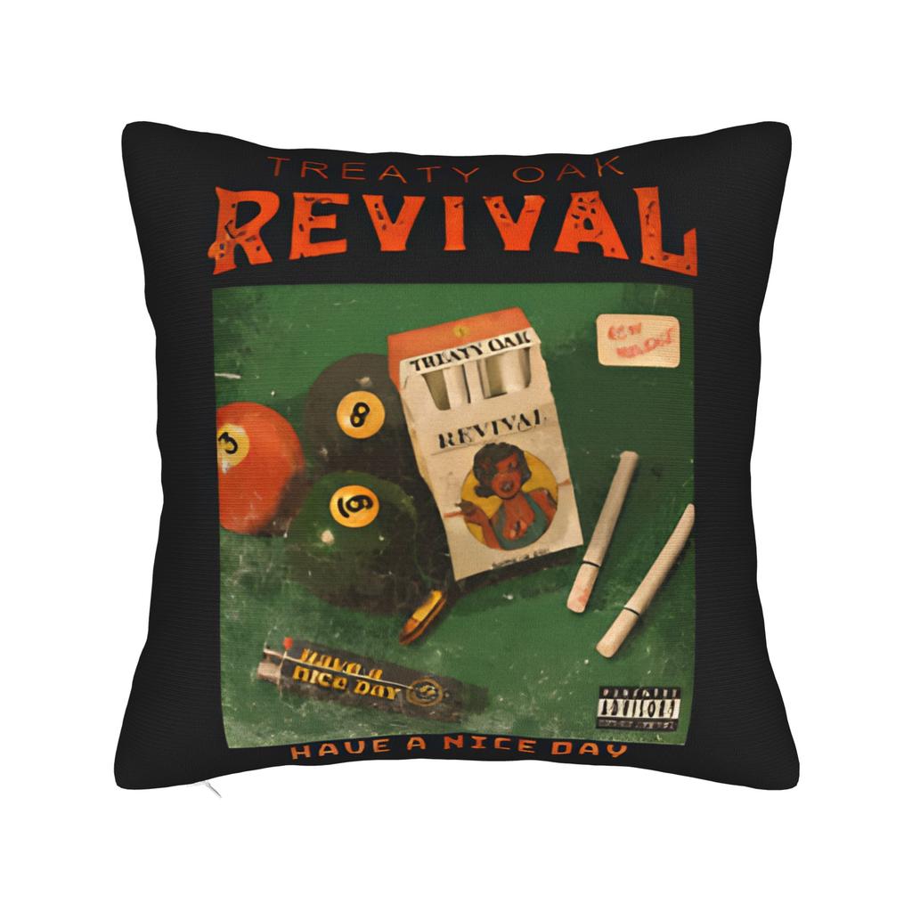Country Music Band Treaty Oak Revival Pillow Cover Soft Cushion Cover Fashion Pillow Case For Sofa Car Home Decor