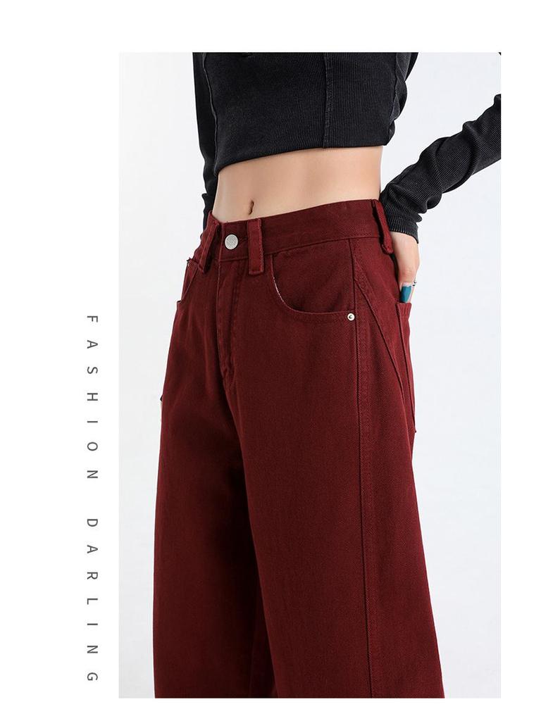 Женские джинсы с высокой посадкой и широкими штанинами - Коллекция Весна 2025