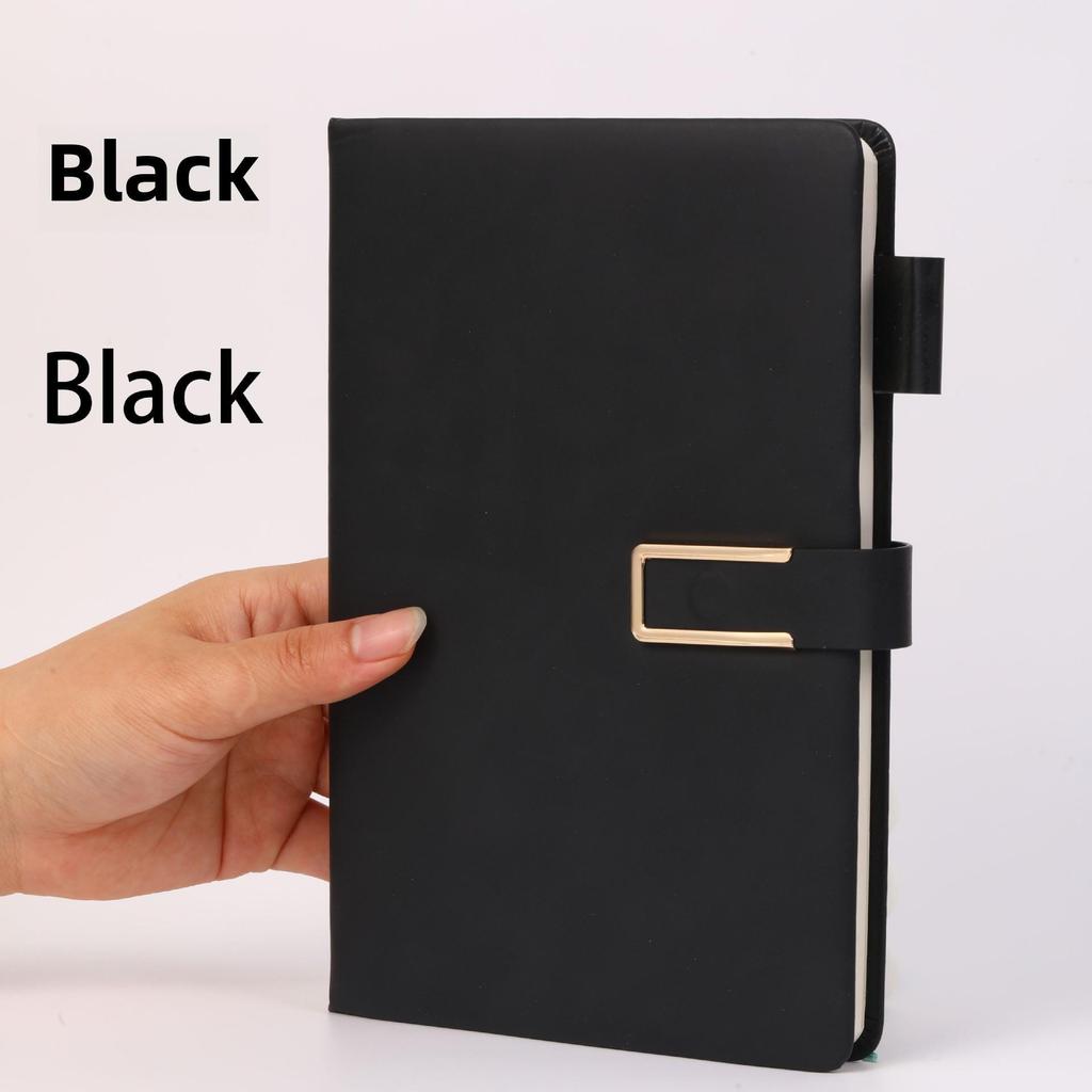 Персонализация офисного блокнота формата А5 с пряжкой-логотипом