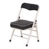Takeda Corporation Folding Chair with Low [Folding/pipe Chair/kitchen Chair] Backrest, Type, Office, Steel/metal, Brown/beige