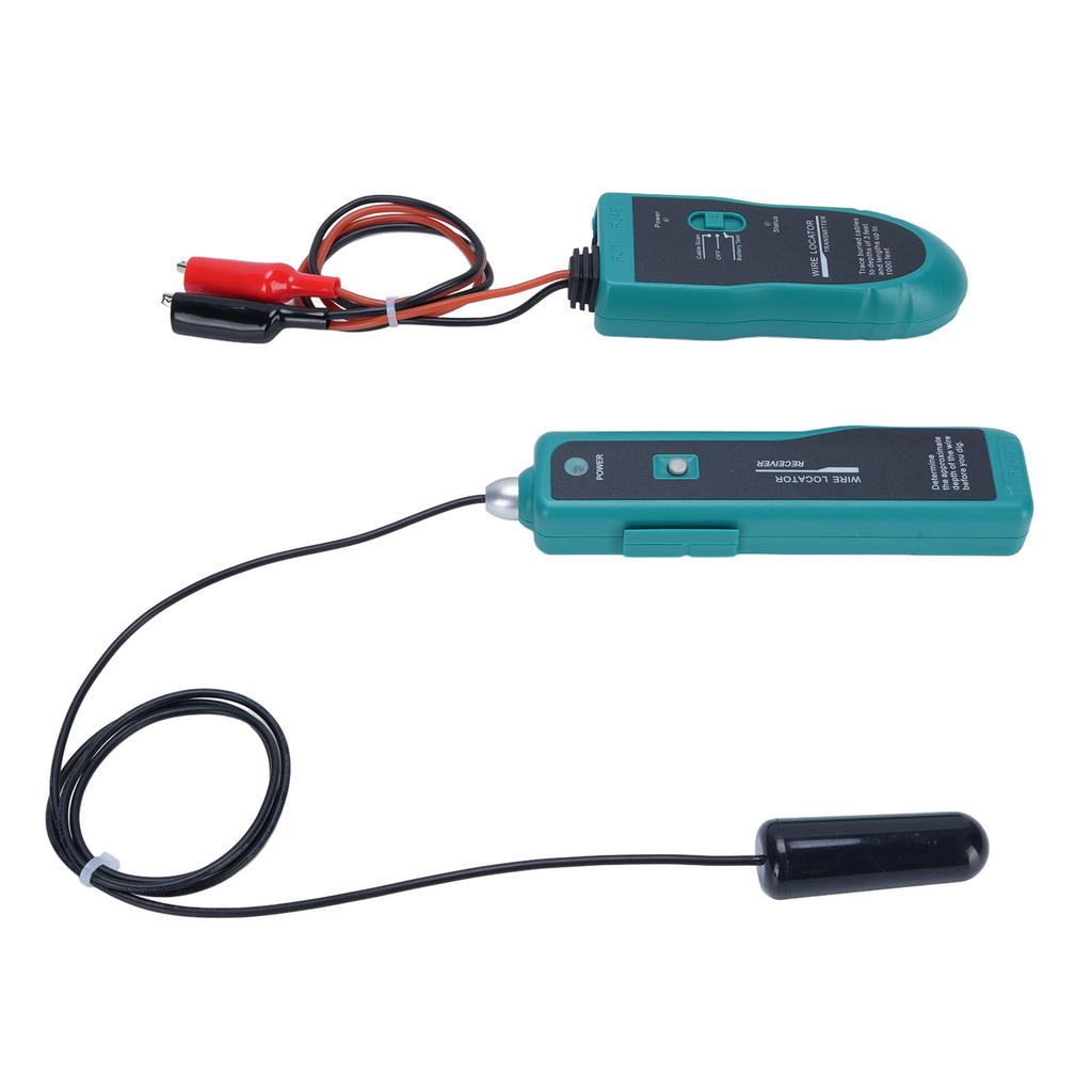 Underground Wall Wire Locator Cable Tracer Receiver Kit for Short Circuit Testing and Line Maintenance