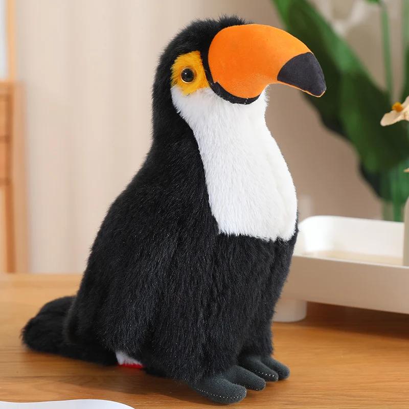 20/30/40 см имитация Toco тукан плюшевые игрушки милые Ramphastos Toco мягкая анимированная кукла птица милые подарки для украшения дома