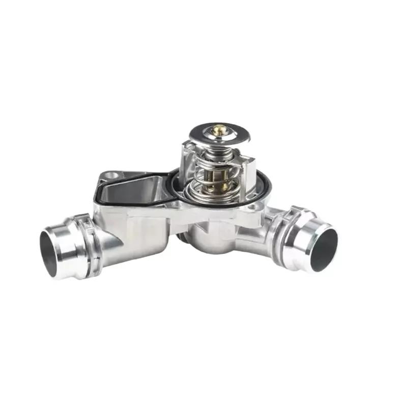 Aluminum Thermostat Housing Assembly Coolant Water Pump Outlet For BMW E46 E39 X3 X5 Z3 Z4 320i 325i 330i 525i 530i 11531437040