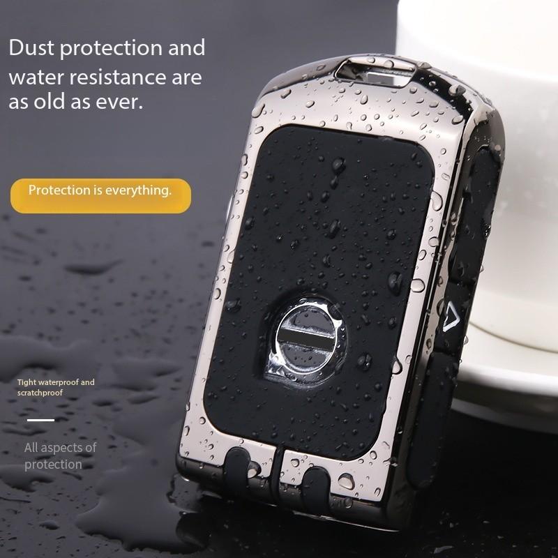 Car Zinc Alloy Key Case Holder Cover Shell for Volvo XC40 XC60 S90 XC90 V90 2017 2018 T5 T6 T8 Fob Smart Key Protection Bag