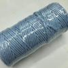 4 мм Водонепроницаемый Горячая Распродажа Цветная Шпагат для Поделок Сатиновый Шнур Крученый Шнур Натуральная Хлопковая Веревка для Макраме для Сумок и Обуви