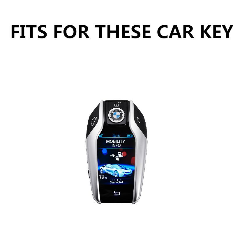 Car Remote Key Cover Case Shell For BMW 5 7 Series G11 G12 G30 G31 G32 I8 I12 I15 G01 G02 G05 G07 X3 X4 X5 X7 Keyless Accessory FD38