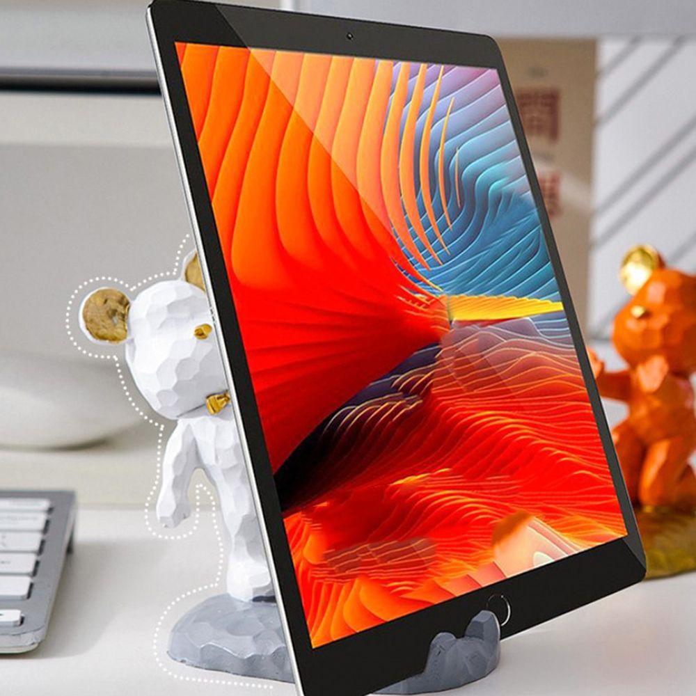 Gift Mobile Phone Accessories Phone Holder Bear Sculpture Mobile Phone Stand Storage Holders