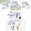 Real Madrid Home 7 Vini.jr Soccer Clothing Set Polyester Material Shirt Pants Socks And Protective Gear Included