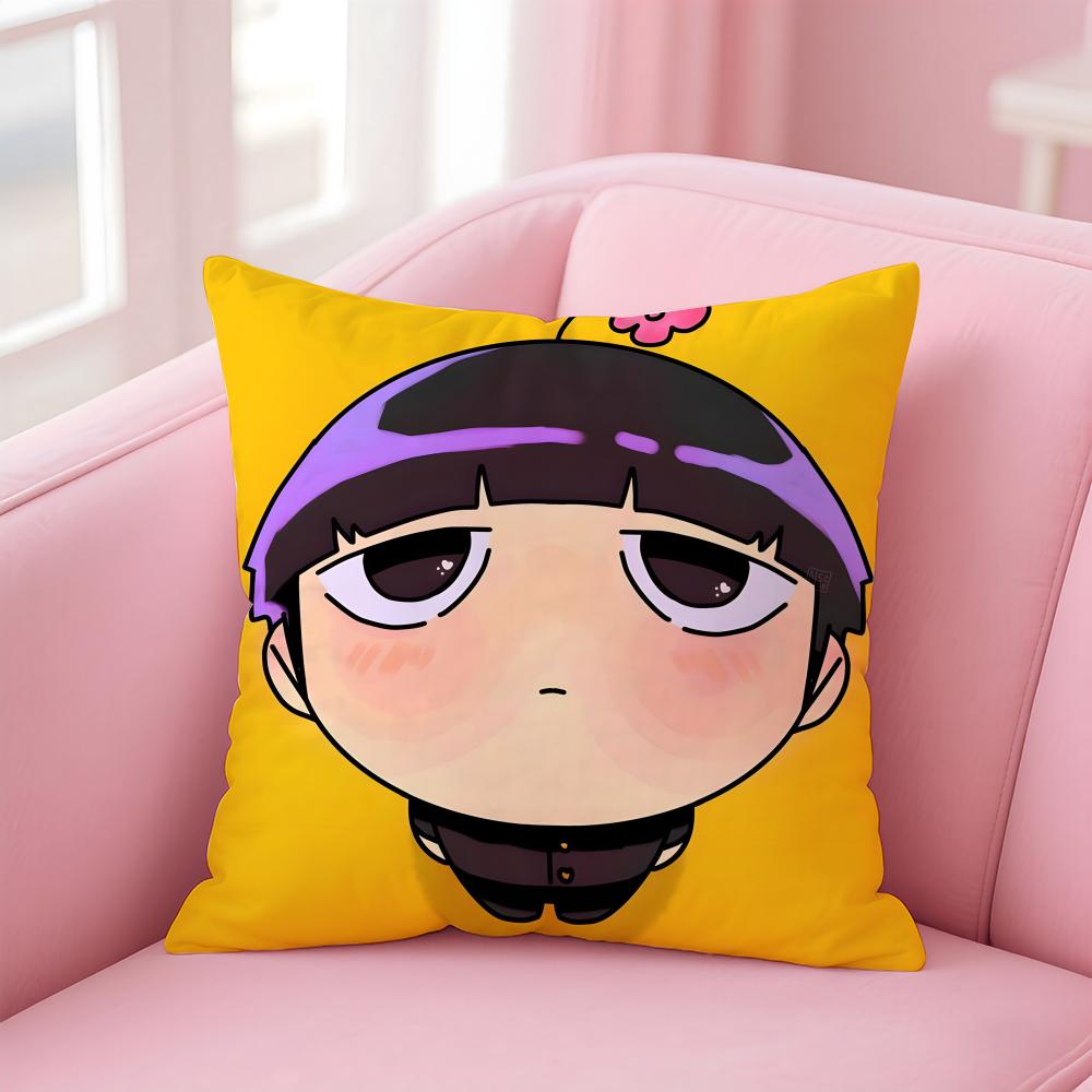 Аниме M-Mob Psycho 100 Наволочка Льняная Наволочка Мягкий Декор Для Дивана Домашней Комнаты