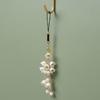 Elegant Flower Pendant Ornaments Tassel Keychain Key Ring Phone Lanyard  Key Decor