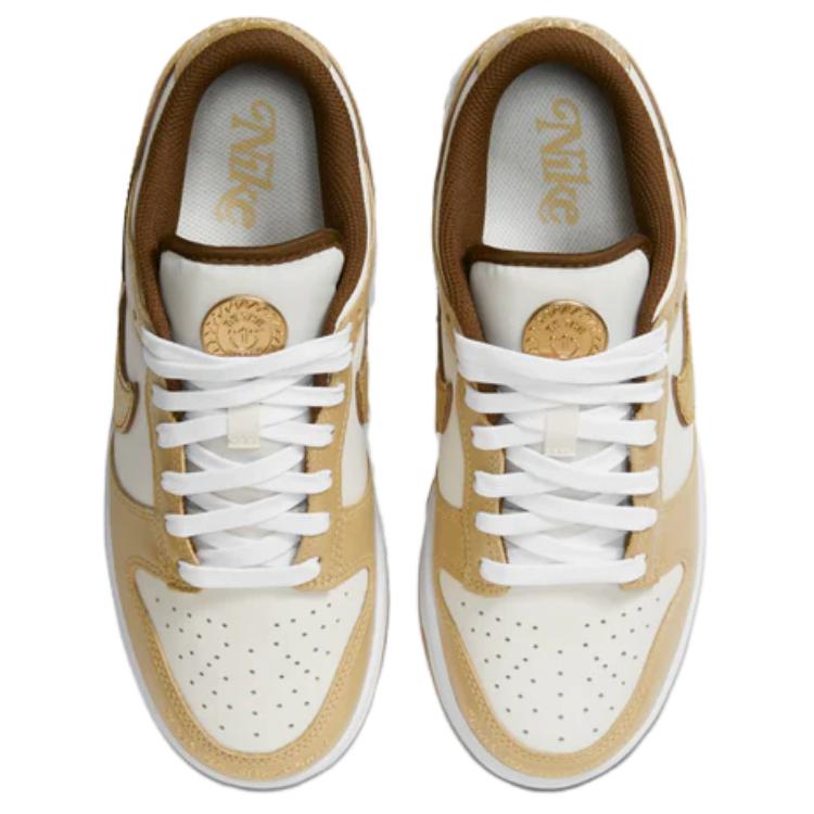 Nike Кроссовки женские Dunk Low LX Be The One Gold Phantom Metallic-Gold HM3695-071