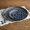 Круглый с ручкой декоративный поднос для хранения хлеба поднос для сервировки ретро металлические подносы для хлеба