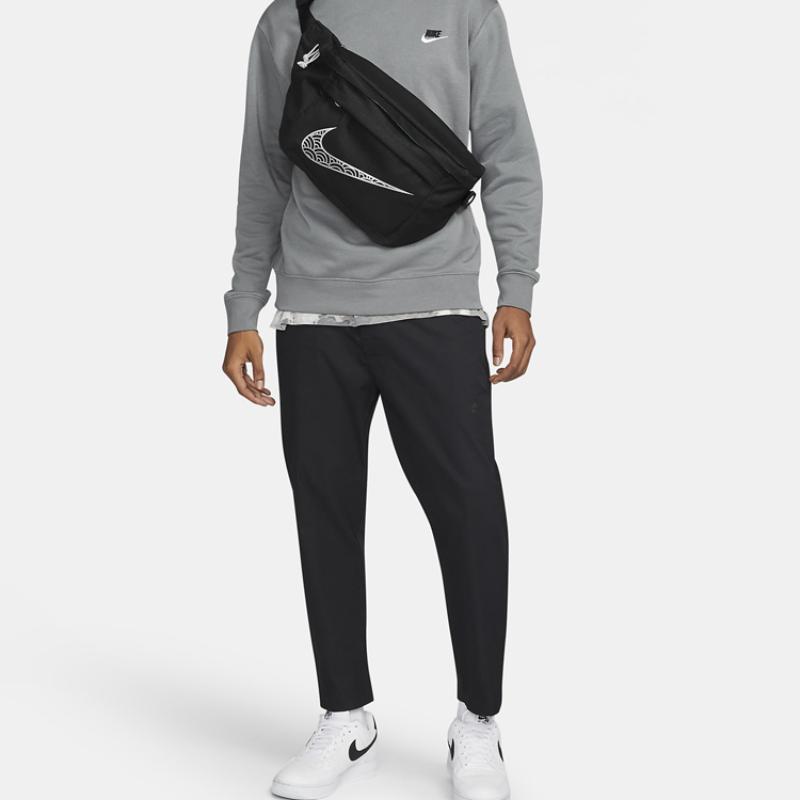 Nike Тканевая сумка-слинг, наплечная сумка, сумка кроссбоди, поясная сумка, обычная, унисекс, черная, повседневная, DQ3431-010