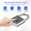 Smart Fingerprint Padlock Small Size Padlock Cabinet Fingerprint Lock Mini Fingerprint Lock