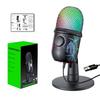 USB-микрофон для прямых трансляций, караоке V5, шумоподавление, игровой конденсаторный микрофон с подставкой для телефона