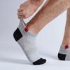 1/4 пары сетчатых хлопковых коротких носков для бега на открытом воздухе, мужские дезодорирующие дышащие впитывающие пот носки до щиколотки, повседневные носки-лодочки