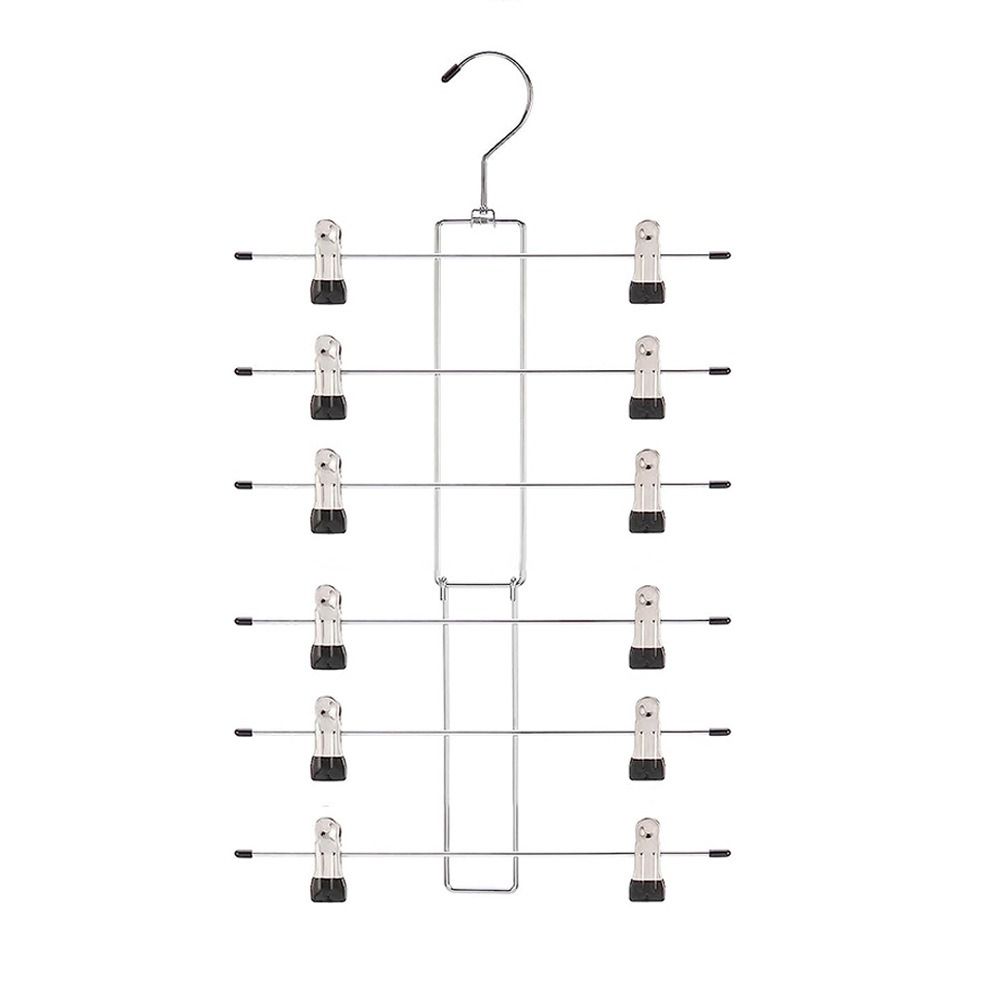 Non-slip Folding Tape Clip Multi-Layer Finishing Hanger Portable Home Storage