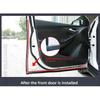 12PCS Car Door Seal Strip Rubber Double Layer Sealing Protector Soundproof Strip Dustproof Seal Strip For Tesla Model S 3 X Y