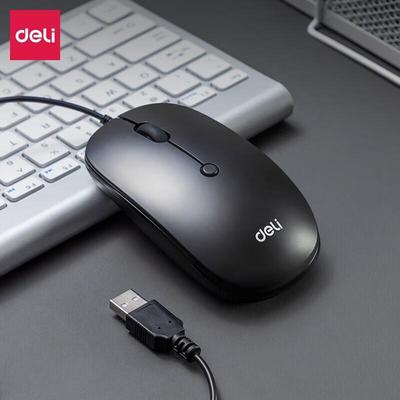 Проводная оптическая мышь USB Deli