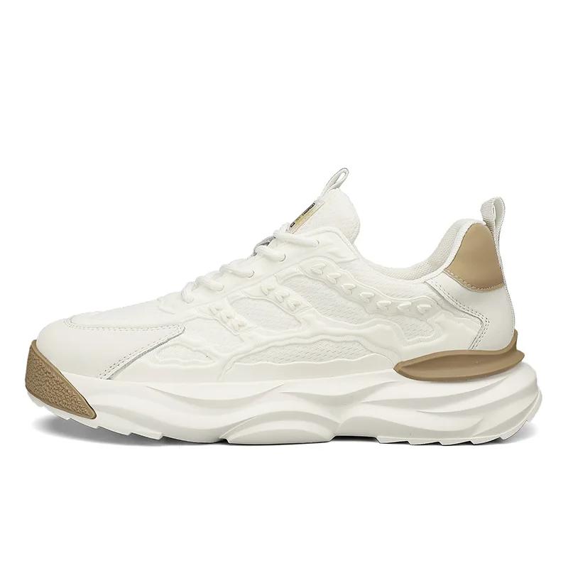 Designer Men's Sneakers  Casual Sneakers for Men Trendy Breathable Running Shoes Increased Non-slip Male Tenis Shoes Tenis Mascu