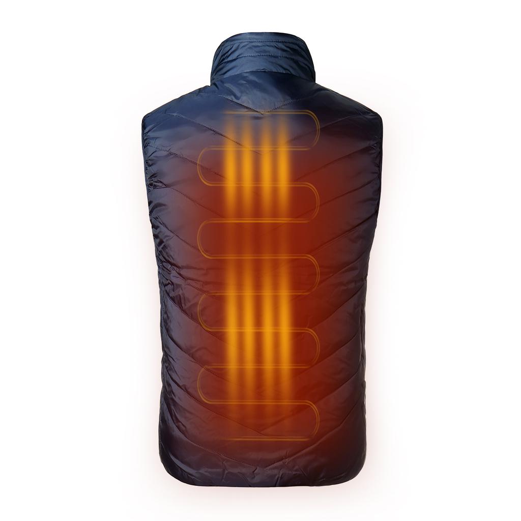 Новая обновленная версия унисекс USB жилет с электрическим подогревом куртка грелка зимний жилет для кемпинга на открытом воздухе регулировка температуры