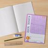 Kyokuto School 5mm Purple 10 Books Notebook, Grid, B5, LMC5GV, Check,