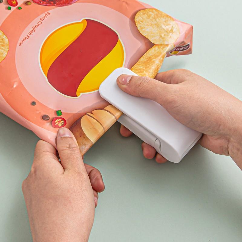 Мини-тепловой пакет, упаковщик для упаковки, портативный пластиковый пакет, зажим для запечатывания, машина для хранения продуктов, уплотнение для закусок, кухонные гаджеты