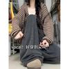 Gray Glutinous Rice Pants Women's Autumn New Small Narrow Version Lazy Pendant Soft Waxy Casual Straight Wide-leg Pants