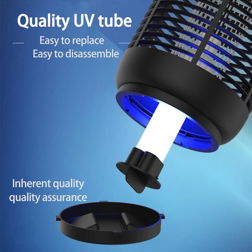 Электрическая лампа-ловушка для насекомых, ультрафиолетовый свет, ловушка для насекомых, лампа-ловушка для насекомых для кемпинга, пешего туризма