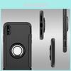 Hybrid Armor Hard Protective Case Rugged Shockproof Ring Holder Cover Kickstand