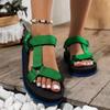 Women's Fashion Sandals Ankle Straps Outdoor Casual Beach Shoes Platform Sandals Comfortable Non-slip Women's Shoes