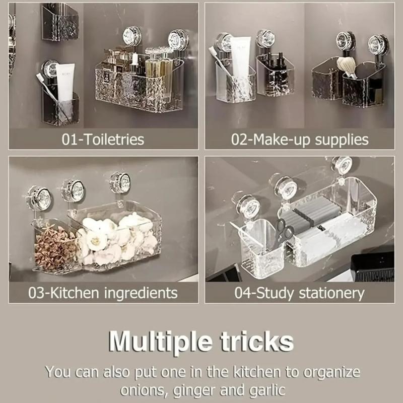 Полки на присосках для ванной комнаты, настенный монтаж без отверстий, стеллаж для хранения без гвоздей, туалет, туалет, ванна, стол, санитарные принадлежности