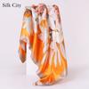 High-quality Luxurious Silk Scarves Headband Scarfs Neck Scarf For Women Chain Silk Scarf Women's Decorative Shawl