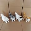 Cute Simulation Cat Plush Toys Soft Stuffed Kitten Model Fake Cat Realist Animals For Kids Girls Birthday Valentine'S Day Gift