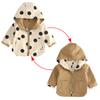 New Kids Windbreaker Coat Jackets Baby Girls Polka Dot Hooded Outwear Baby Girls Coats Jacket Clothing Children Clothes Tops