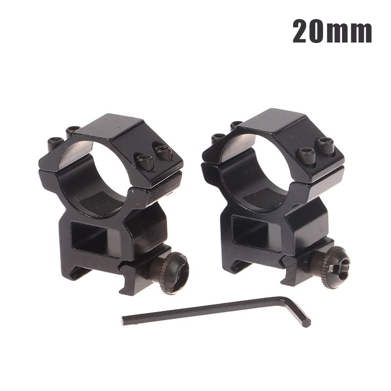 Hunting Quick Release Scope Mount Holder 25.4Mm 1" Rings For 11Mm/20Mm Weaver/Picatinny Rail Scope Mount For Torch Light