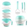 Универсальный набор для приготовления детского питания Matyz - Измельчители для еды малышей с миской для пюре, ручным измельчителем, соковыжималкой для цитрусовых, теркой - Приготовление домашнего детского питания - Фрукты и