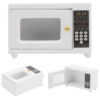 1:12 кукольных домиков, микроволновая печь, мини-кухонная техника, аксессуары для кукольного дома, маленькое украшение для комнаты