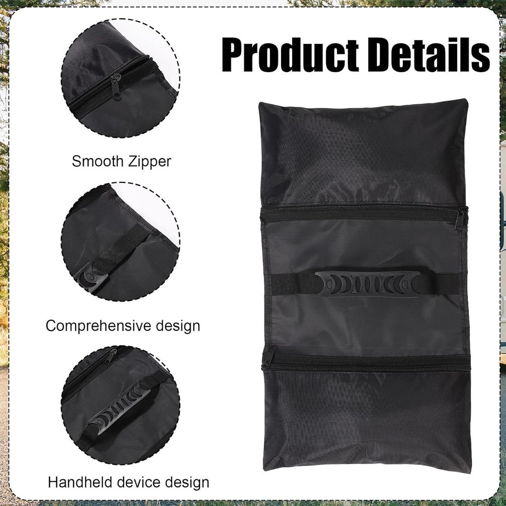 RV Sewer Weight Bag, RV Sewer Hose Support Device Hose Weights Bag Hold down Prevents Waste Lines from Dislodging Reduces Accidental Spillage for