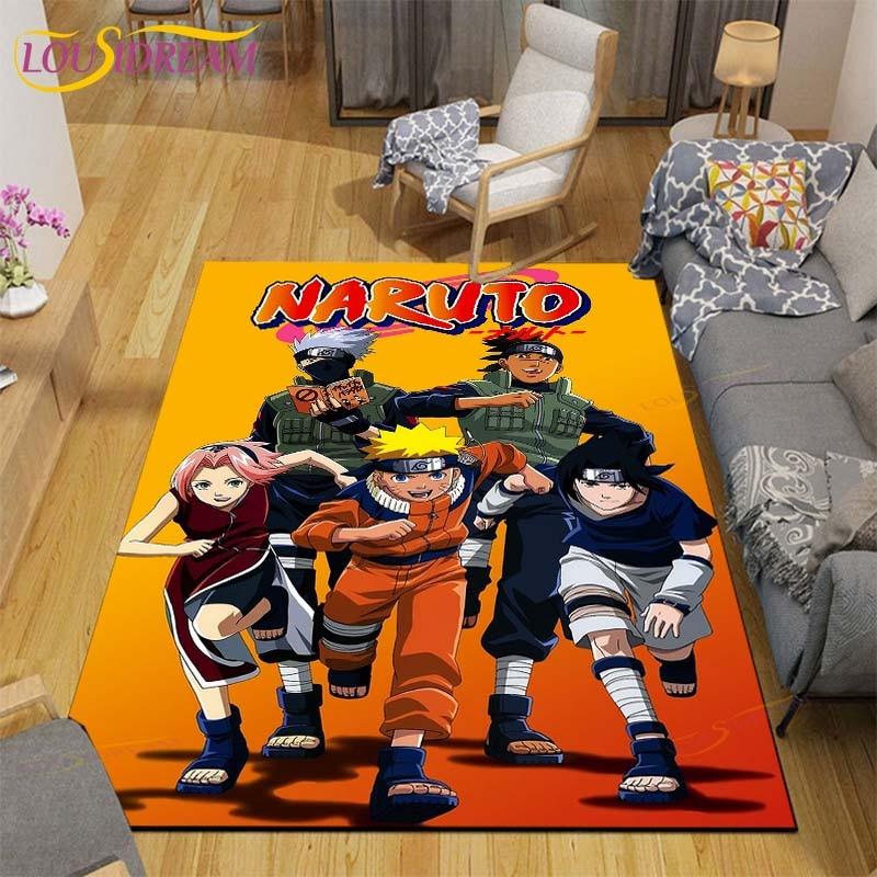Anime Mat Carpet Naruto Rugs for Living Room Soft Floor Mat Rugs for Bedroom Door Mat Non-slip Area Rugs Bath Mat