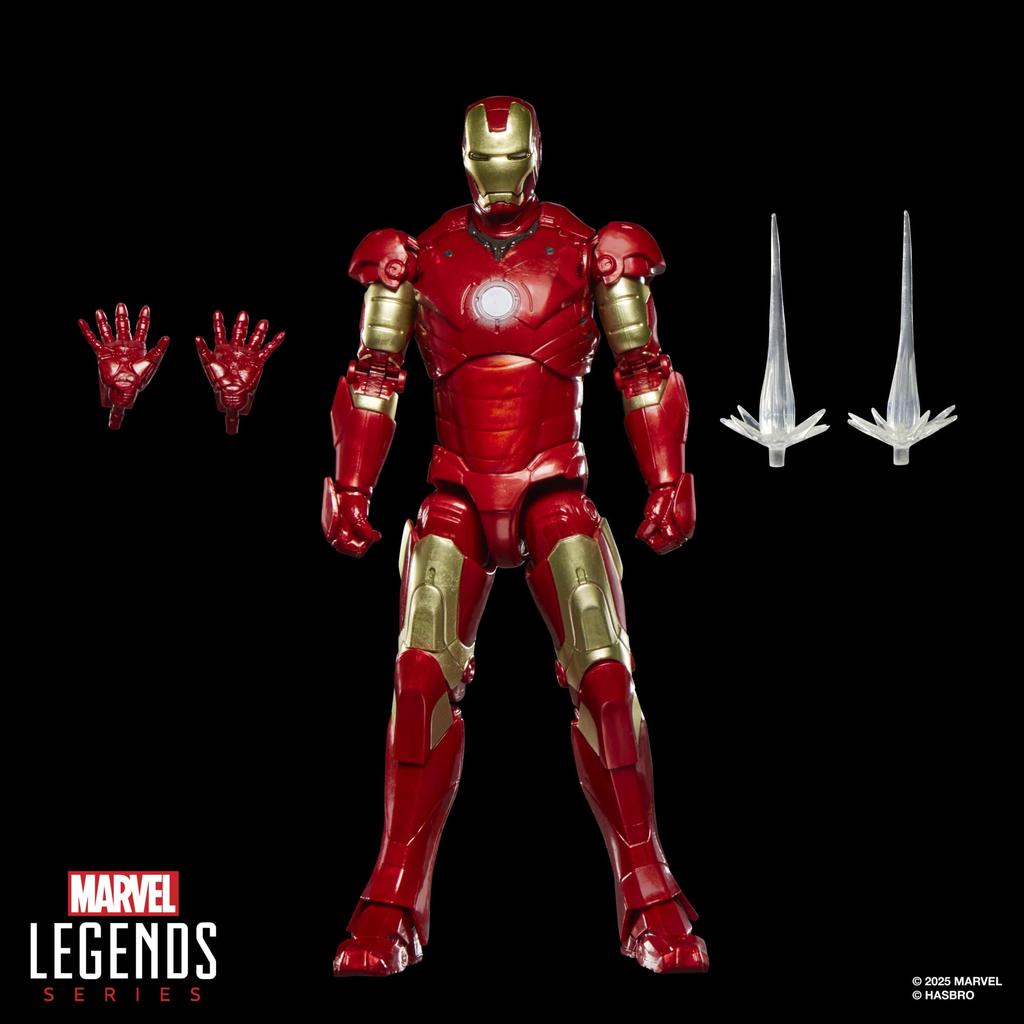 Hasbro Marvel Legends Серия Железный Человек Марк III Фильм Железный Человек Коллекционная Фигурка G2055 Оригинальная 6-дюймовая