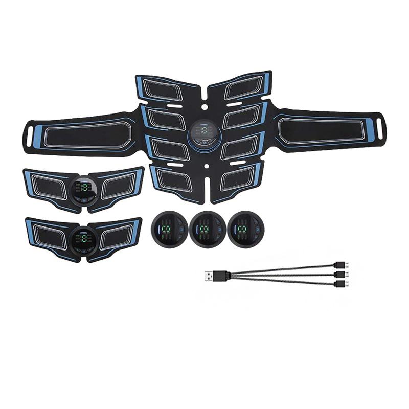 EMS стимулятор мышц 8 Pad Abs Trainer Тонер для мышц живота Электронные тонизирующие ремни Тренировки Фитнес-устройство USB Перезаряжаемый