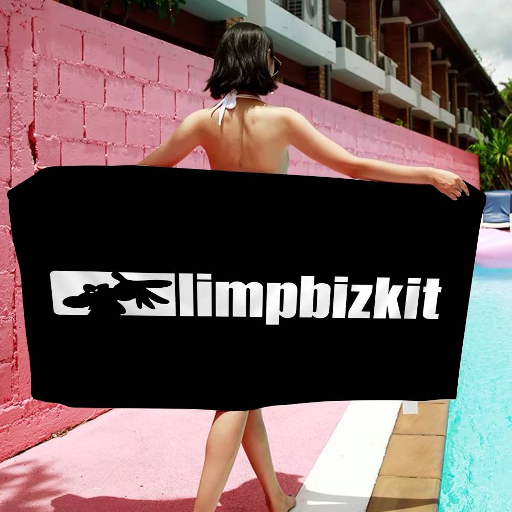 Поп Горячий Бренд L-Limp Bizkit Аниме Пляжное Полотенце для Купания Мягкое Впитывающее Салфетка Детские Подарки Для Детей Путешествия Кемпинг Спортзал
